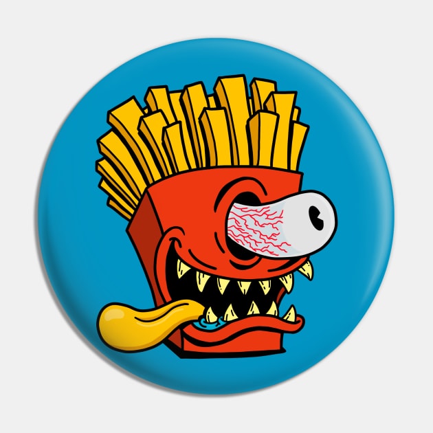 Fries monster Pin by ogeraldinez