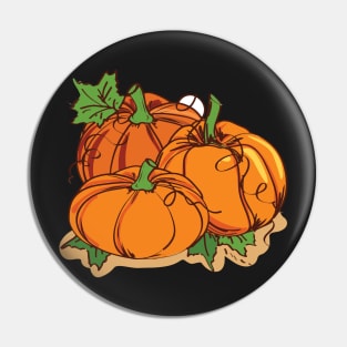 Watercolor Pumpkin, Halloween Party, Spooky Pumpkin Pin