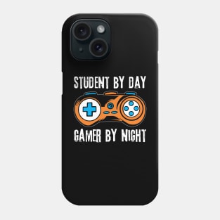 Student By Day Gamer By Night Phone Case