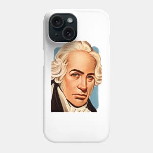 Physicist Daniel Gabriel Fahrenheit illustration Phone Case