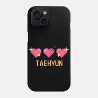 Taehyun Pixel Heart Valentine TXT Phone Case