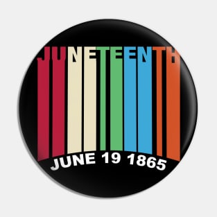 Juneteenth Retro 90s Vibe Pin