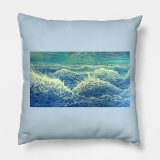 Sci-Fi Solaris ocean (alien planet) Pillow