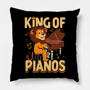 King of Pianos - Lion on the piano Pillow