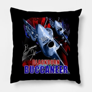 Blackburn Buccaneer British Royal Navy Vintage Attack Aircraft Pillow