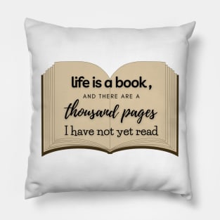 Life is a Book Pillow