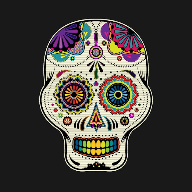 Sugar Skull Day of the Dead by Blue Planet Boutique