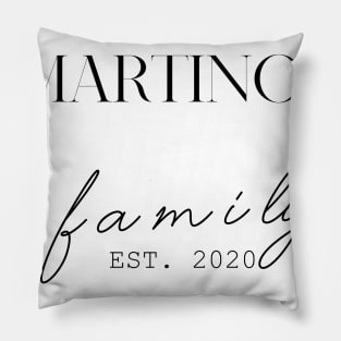 Dimartino Jr Family EST. 2020, Surname, Dimartino Jr Pillow