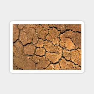 Dried soil texture Magnet