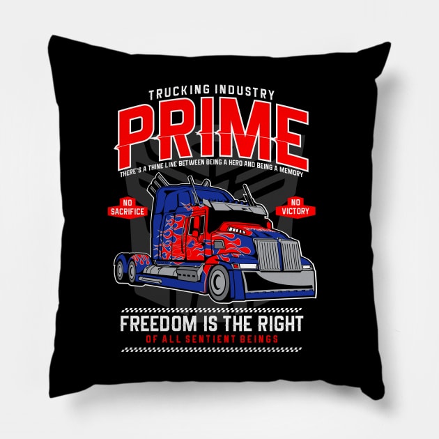 Optimus prime Pillow by OniSide