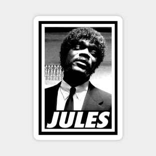 Jules - Portrait retro Magnet