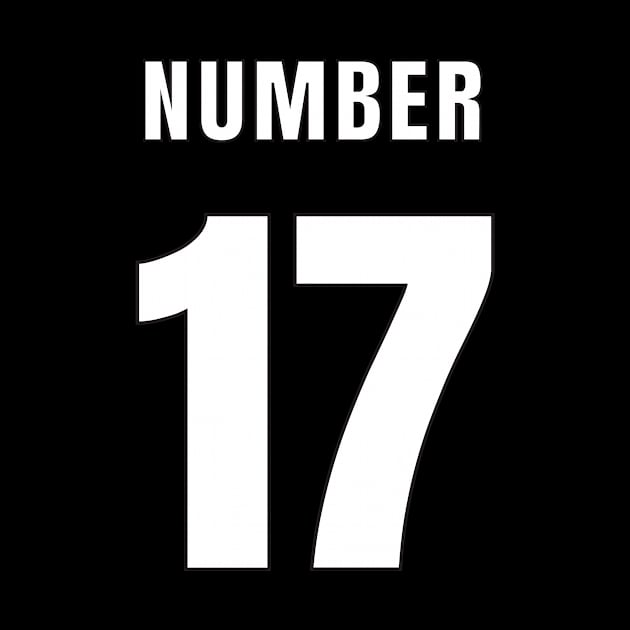 NUMBER 17 FRONT-PRINT by mn9