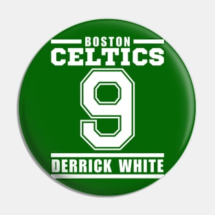 Boston Celtics White 9 Basketball Player Pin