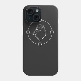 A graphic cosmic lion Phone Case