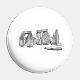 stonehenge drawing Pin