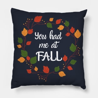 You had me at Fall Pillow