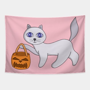 Halloween Cat Tapestry