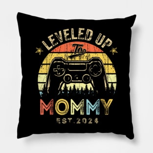 Leveled Up To Mommy 2024 Video Game Promoted To Mommy Pillow