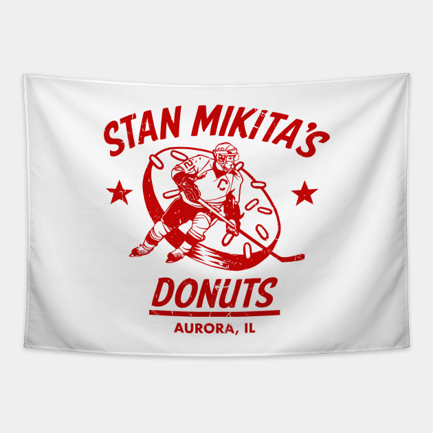 Stan mikita's donuts aurora Illinois home of the sugar pucks T