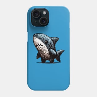 Doodle Stuffed Toy Shark Phone Case