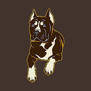 Pitbull Pride Dog Art T-Shirt