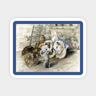 Bill the Lizard and Guinea Pigs - Beatrix Potter Magnet