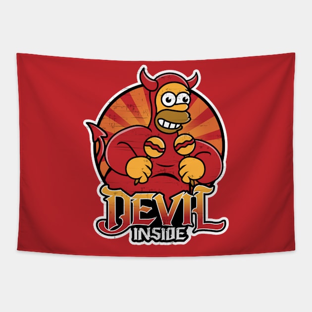 Devil Inside Tapestry by SuperEdu