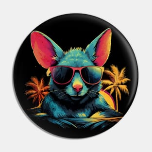 Retro Wave Jerboa Sunglas Pin