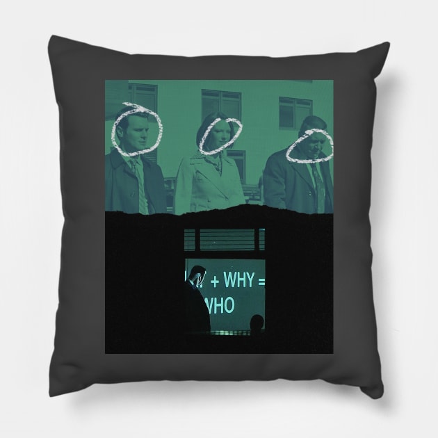 what + why = who Pillow by olympain