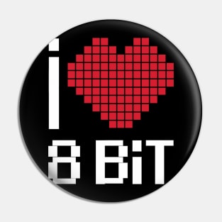 I Love 8 Bit Pin