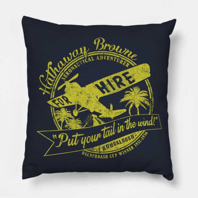 Hathaway for Hire Pillow by RangerRob