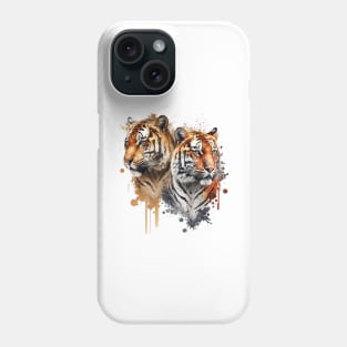 Twin Tigers Phone Case