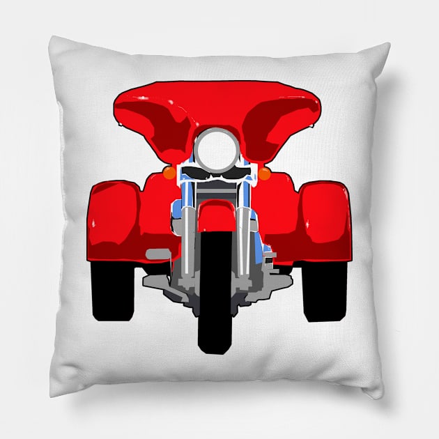 3 Wheels Pillow by denip