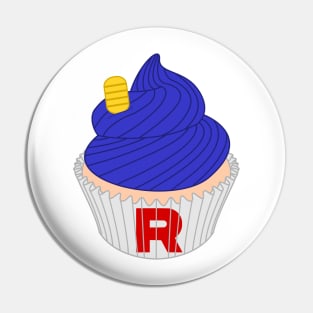 Blue Cupcake Pin