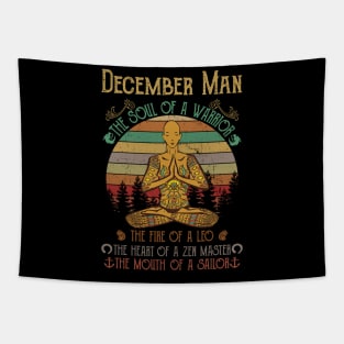 Yoga December Man Tapestry