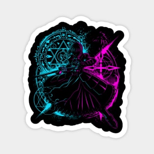 Neon Sakura Magnet