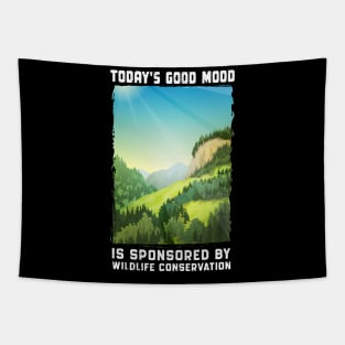 Today's Good Mood Sponsored By Wildlife Conservation Tapestry