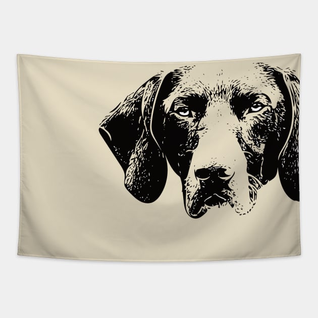 German Shorthaired Pointer GSP Tapestry by DoggyStyles