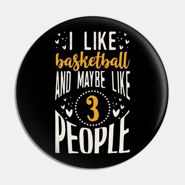 Basketball Pin by Tesszero