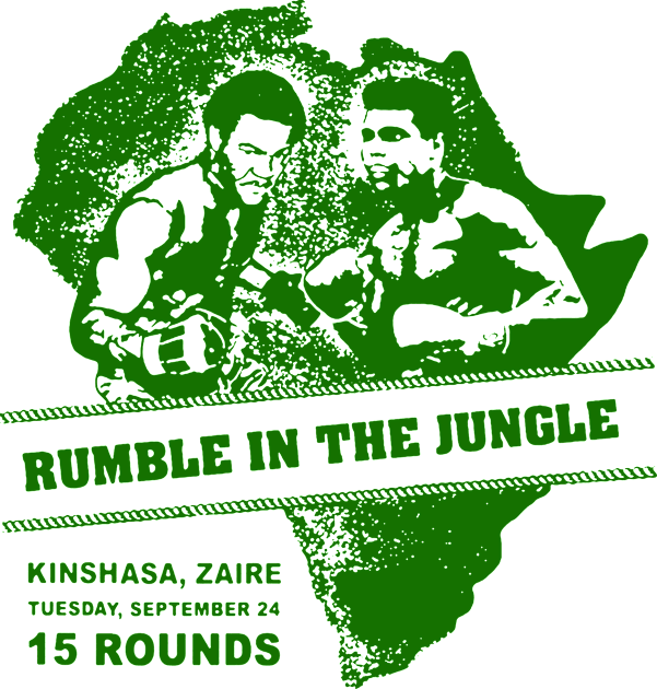 rumble in the jungle Kids T-Shirt by light nightmare