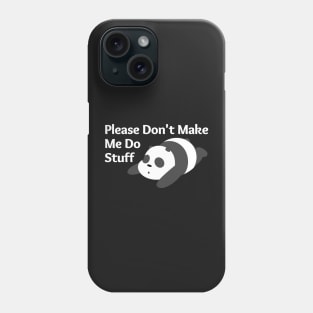 Lazy Panda Phone Case