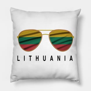 Lithuania Sunglasses, Lithuania Flag, Lithuania gift ,  Lithuanian , Pillow