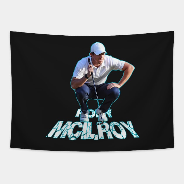 Rory Mcilroy Tapestry by zarafaart