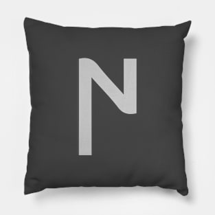 𐰇 - Letter Ö & Letter Ü - Old Turkic Alphabet Pillow