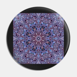 Fractal mandala Pin