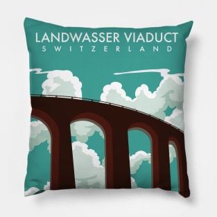 Landwasser Viaduct Switzerland Pillow
