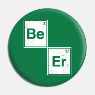 Beer - Periodic Table of Elements Humor Pin