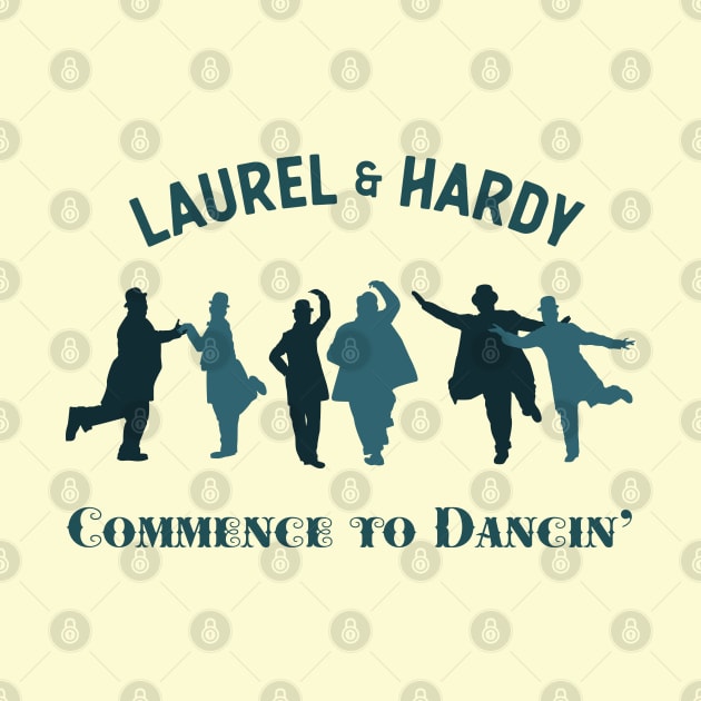 Laurel & Hardy - Commence to Dancin' (Triple - V1) by PlaidDesign