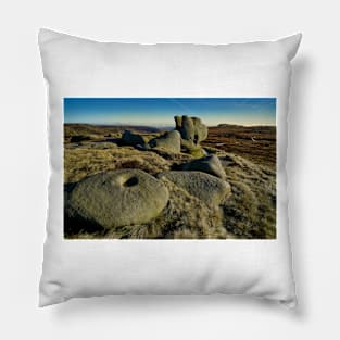 Along the Southern Edges of Kinder Scout Pillow