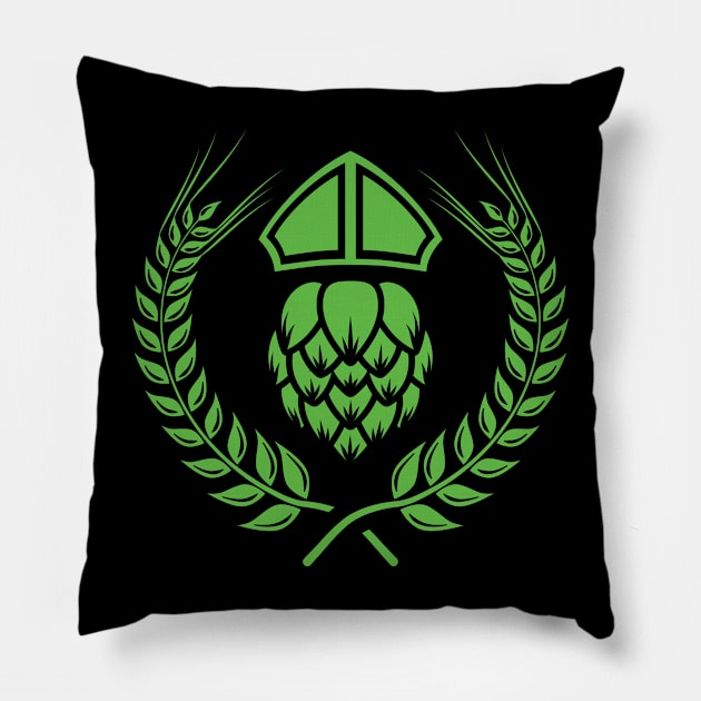 St Patrick's Green Beer Pillow by dkdesigns27